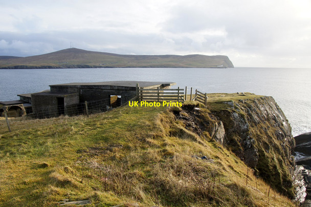 Photo 6"x4" WWII building on Ness of Sound, Lerwick Lerwick c2013