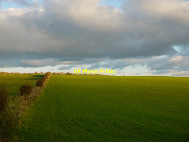 Photo 6"x4" Course of the Roman Road Chapel Plaister c2013