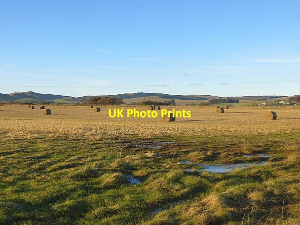 Photo 6"x4" Stubble near Bellfield Carnbo c2013