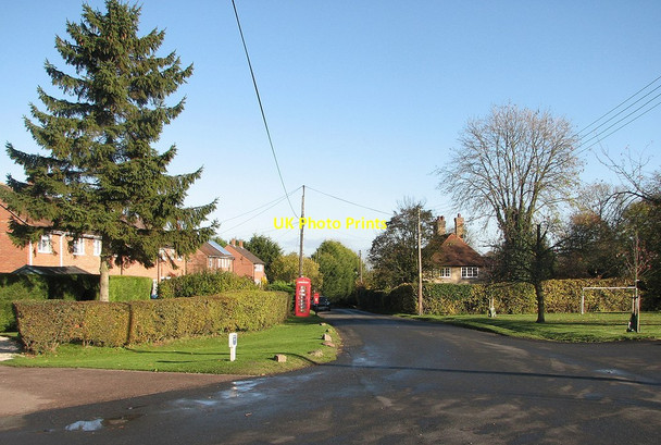 Photo 6"x4" Lolworth: crossroads and green Lolworth c2013