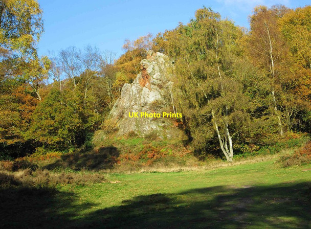 Photo 6"x4" Peckett Rock, Habberley Valley Nature Reserve, near Kidderminster Kidderminster c2013