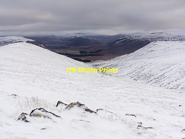 Photo 6"x4" View over the Allt Gilbe Allt Gilbe\/NN4998 c2013
