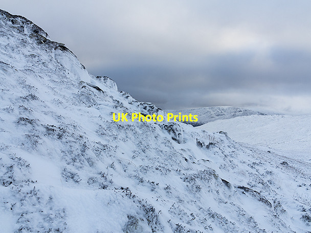 Photo 6"x4" Steep ground east of the Allt Gilbe Dubh Lochan\/NN4999 c2013