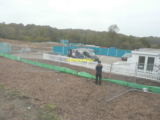Photo 6"x4" Building site beside the A20 Ashford\/TR0042 c2013