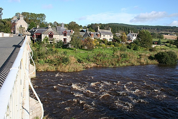 Photo 6"x4" Rothiemay and Bridge Milltown of Rothiemay c2008
