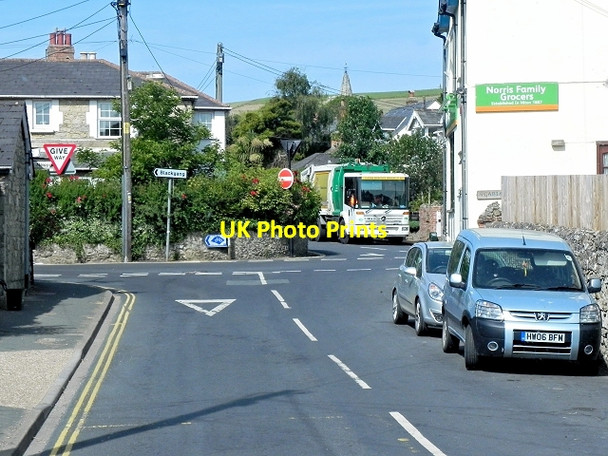 Photo 6"x4" Niton, Rectory Road\/High Street\/Church Street Junction Niton c2013