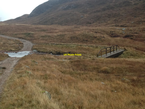 Photo 6"x4" Bridge and ford on the West Highland Way Tigh-na-sleubhaich c2013