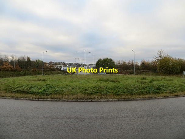 Photo 6"x4" Junction 12, M74 Lesmahagow c2013