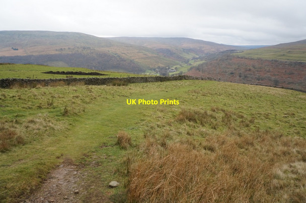 Photo 6"x4" The path down to Buckden Rake Buckden\/SD9477 c2013