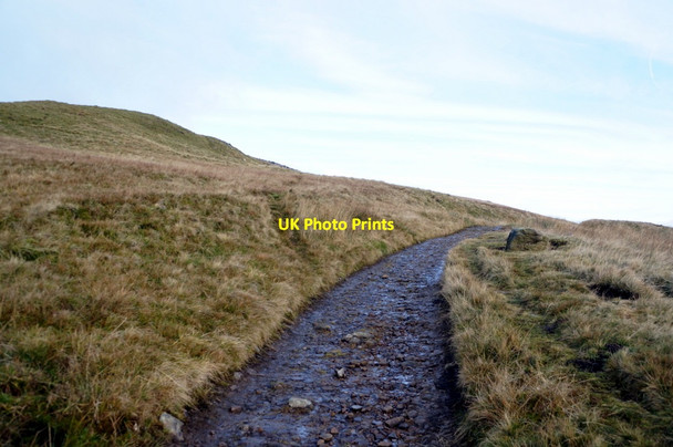 Photo 6"x4" Top Mere Road on Cam Head Starbotton c2013 P2
