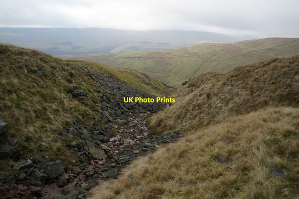 Photo 6"x4" A Gully off Starbotton Low Moor Buckden\/SD9477 c2013
