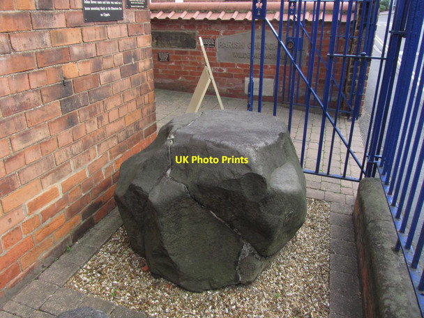 Photo 6"x4" Bluestone erratic outside Louth Museum Louth\/TF3387 c2013