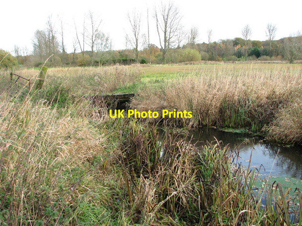 Photo 6"x4" Drainage ditch and pastures beside Back Lane Ringland\/TG1314 c2013