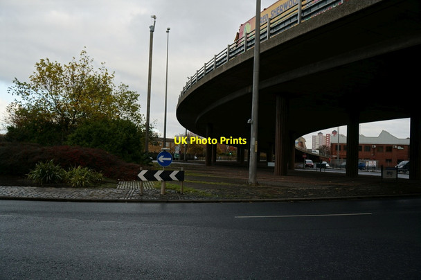Photo 6"x4" Daltry Street flyover, A63, Hull Kingston upon Hull c2013 P1