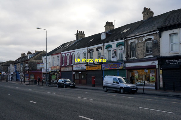 Photo 6"x4" Shops and Takeaways on Spring Bank, Hull Kingston upon Hull c2013
