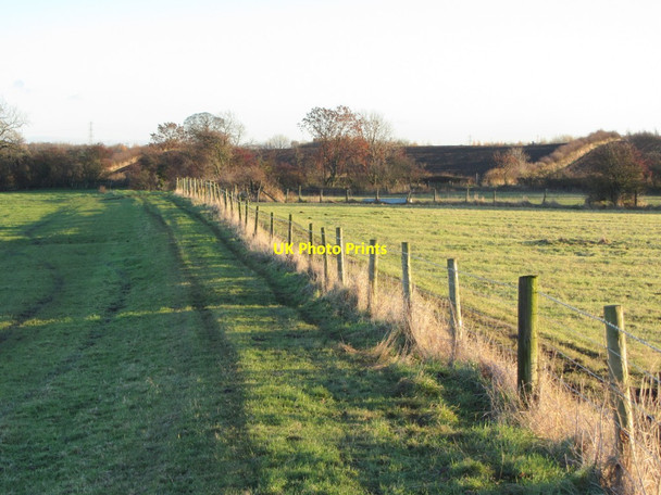 Photo 6"x4" Line of former waggonway east of Dewley Farm North Walbottle c2013