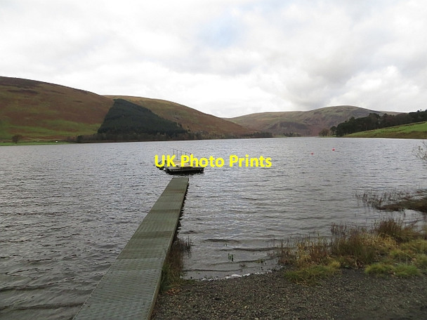 Photo 6"x4" Pontoon, St Mary's Loch Bowerhope c2013