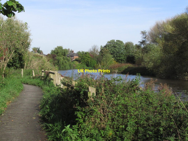 Photo 6"x4" The R Mersey at Fairfield, Warrington Warrington\/SJ6088 c2013
