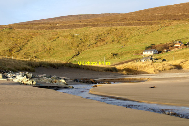 Photo 6"x4" Burn of Norwick on the beach Kirkaton c2013