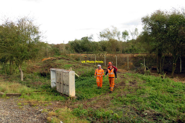 Photo 6"x4" Former embankment to the military railway Bicester c2013