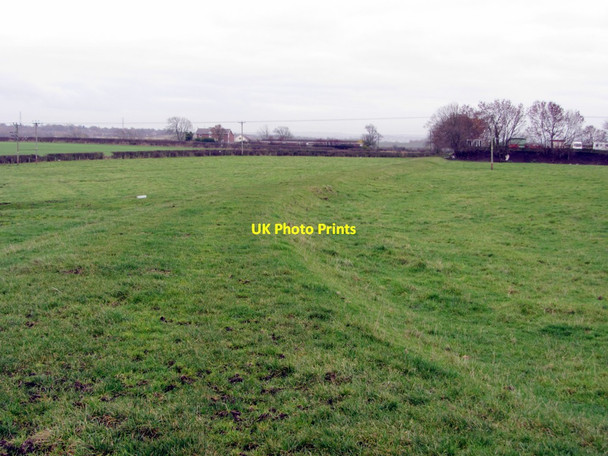 Photo 6"x4" Waggonway embankment south of Broomhall Farm Callerton Lane End c2013
