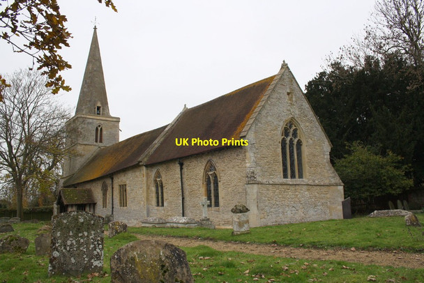 Photo 6"x4" St Giles Church Newington\/SU6096 c2013