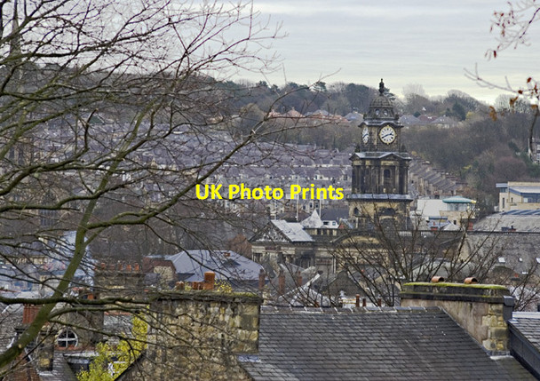 Photo 6"x4" Lancaster rooftops Lancaster c2013