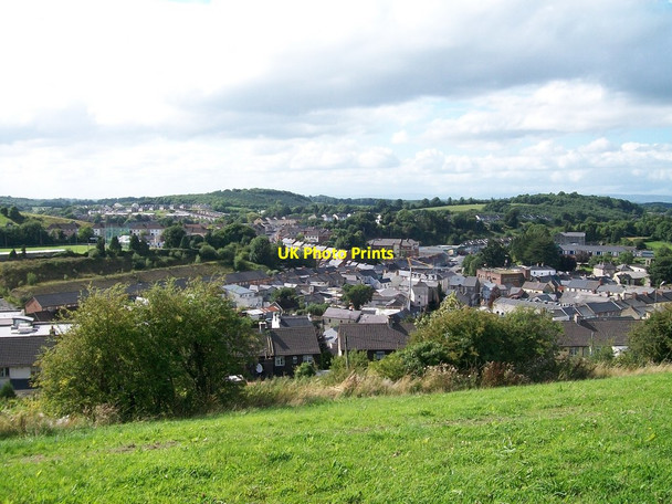 Photo 6"x4" View west from Tullymongan Hill over Cavan Town Cavan c2013