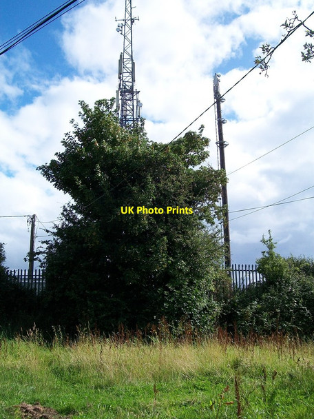Photo 6"x4" Telecommunications masts on Tullymongan Hill Cavan c2013