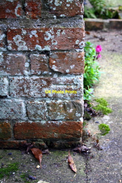 Photo 6"x4" Benchmark on house at Lower Grange Drayton St Leonard c2013