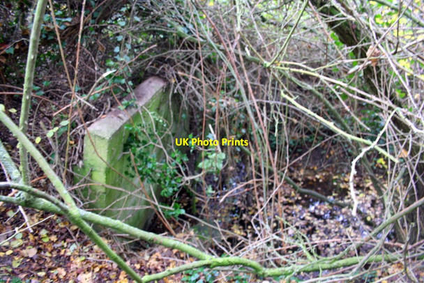 Photo 6"x4" Culvert for drain under the A329 at Lower Grange Drayton St Leonard c2013