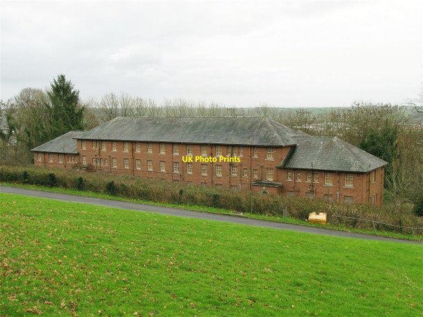 Photo 6"x4" Disused staff accommodation at former Saint David's Mental Hospital Carmarthen\/Caerfyrddin c2013