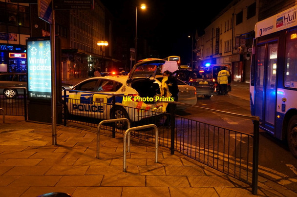 Photo 6"x4" Hull City Centre at gridlock Kingston upon Hull c2013