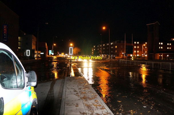 Photo 6"x4" Hull city centre under flood water Kingston upon Hull c2013