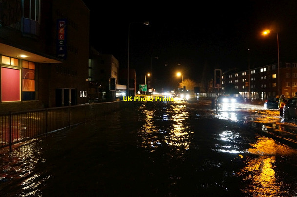 Photo 6"x4" Hull city centre under flood water Kingston upon Hull c2013