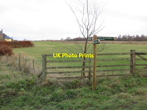 Photo 6"x4" Junction, Coltrannie Bankfoot\/NO0635 c2013