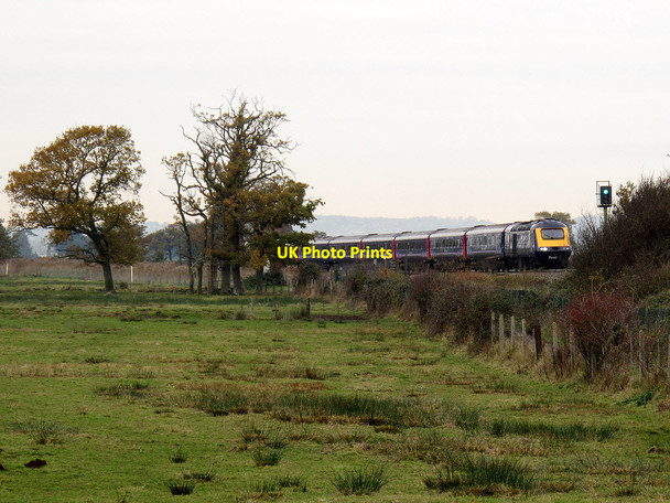 Photo 6"x4" High Speed Train at Powderham Powderham c2013