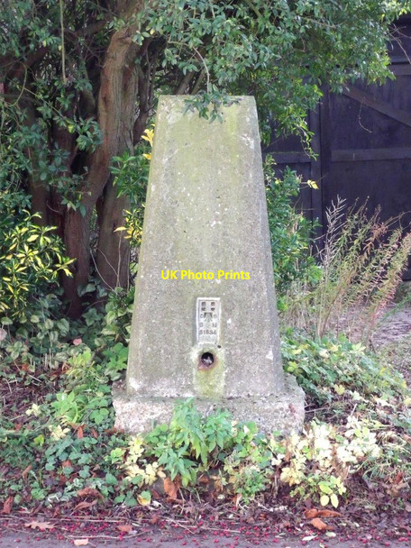 Photo 6"x4" Former trig pillar Diseworth c2013