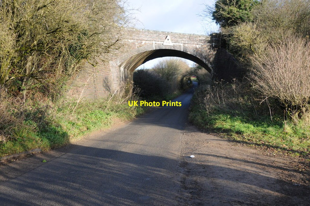 Photo 6"x4" Railway bridge on Gypsy Lane  Syreford c2013