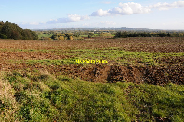 Photo 6"x4" View over the Stour valley Aston Magna c2013