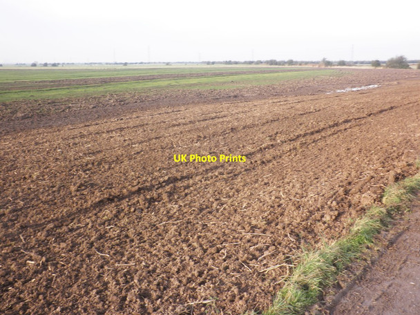 Photo 6"x4" Newly ploughed field, Pawlett Hams Combwich c2013
