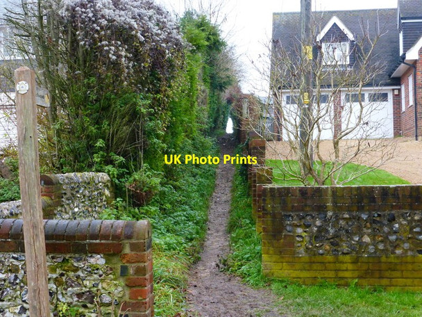 Photo 6"x4" Footpath going north at Walderton Walderton c2013
