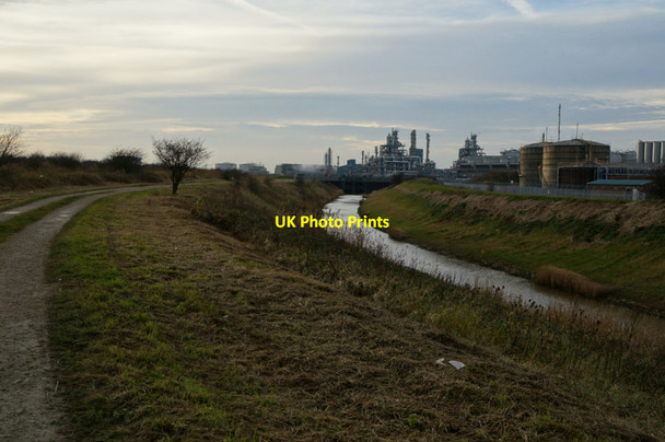 Photo 6"x4" Hedon Haven toward Paull, East Yorkshire Paull c2013