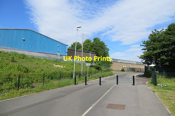 Photo 6"x4" Cycle path, Gateshead Newcastle upon Tyne c2013