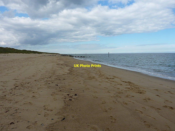 Photo 6"x4" Deserted beach near Winterton Ness East Somerton c2013