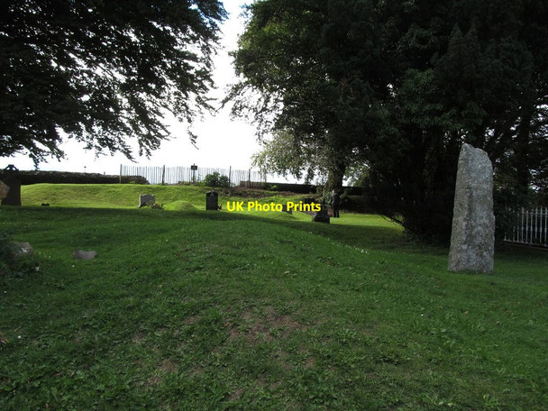 Photo 6"x4" The graveyard of the deconsecrated St Patrick's CoI Parish Church at Tara Tara\/N9458 c2013