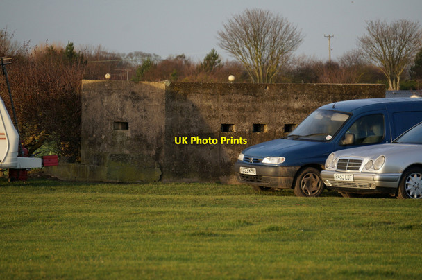 Photo 6"x4" Pillbox at Atwick Caravan Park Atwick c2013