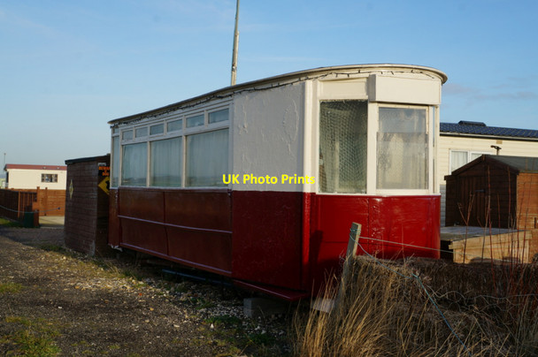 Photo 6"x4" A former tram at Skipsea Cliff, Holderness Skipsea Brough c2013