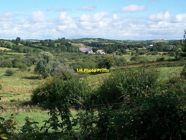 Photo 6"x4" View NNE across Killatee Bog in the direction of St Patrick's Chapel, Maudabawn Madabawn c2013