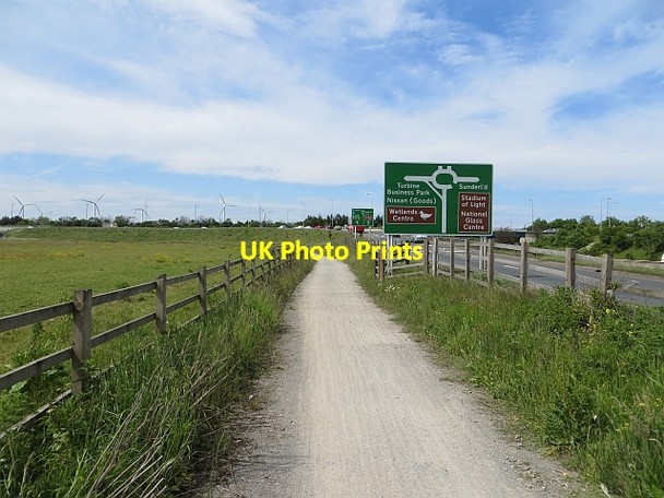 Photo 6"x4" Cycle path, North Hylton North Hylton c2013